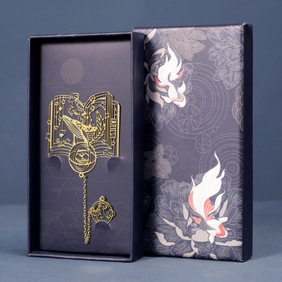 Zodiac bookmark in a gift box for the book lover gift set, Aries design