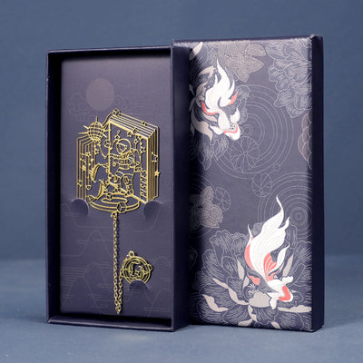 Zodiac bookmark in a gift box for the book lover gift set, Pisces design