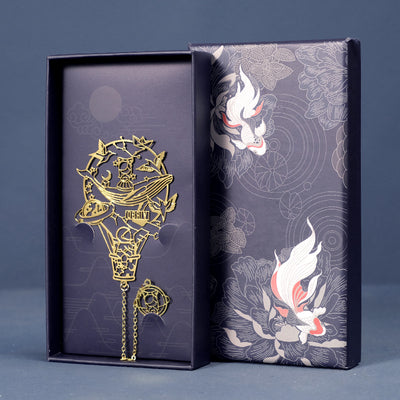 Zodiac bookmark in a gift box for the book lover gift set, Virgo design