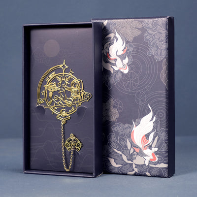 Zodiac bookmark in a gift box for the book lover gift set, Gemini design